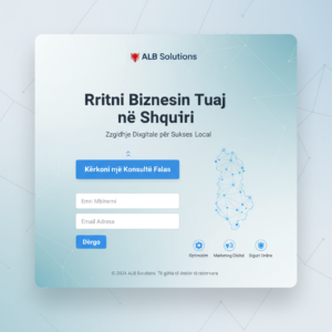 landing page që konverton me elemente që sjellin lead-e